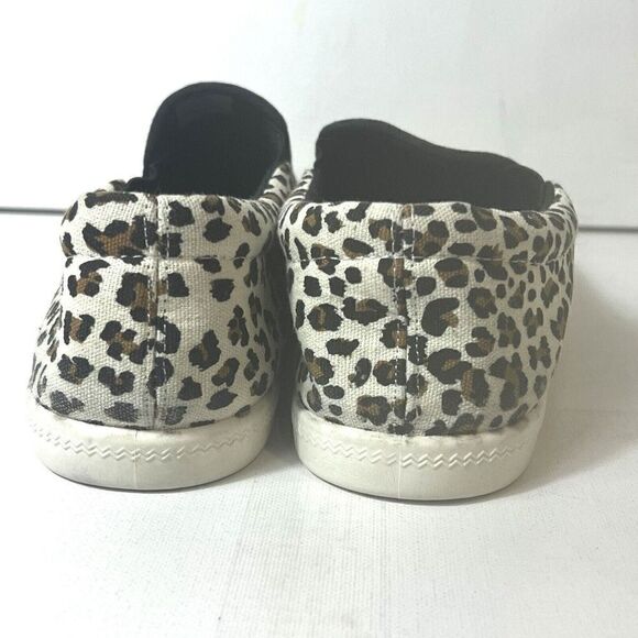 Tommy Bahama Fabric Shoe Womens Size 9 Cheetah Print Slip On Comfort Casual Flat - Picture 9 of 11